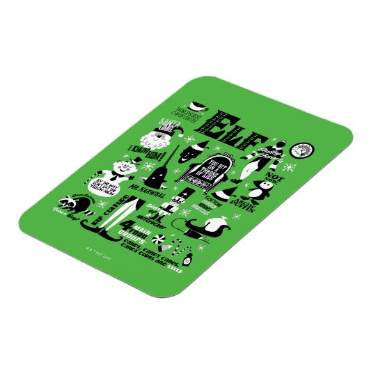 小妖精や小人アイコンとムービー引用文 マグネット (左側)