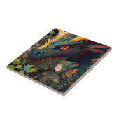 小妖精や小人アンドドラゴンファンタジーアート タイル (側面)