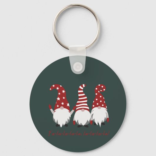 小妖精や小人インハッツファラララキーチェーン キーホルダー (正面)