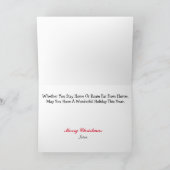 小妖精や小人インパトカークリスマスカード カード (内部)