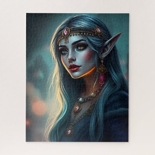 小妖精や小人エレガントポートレートジグソーパズル ジグソーパズル (縦)