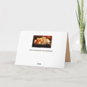 小妖精や小人エンジェルグリーティングカード シーズンカード (裏面)