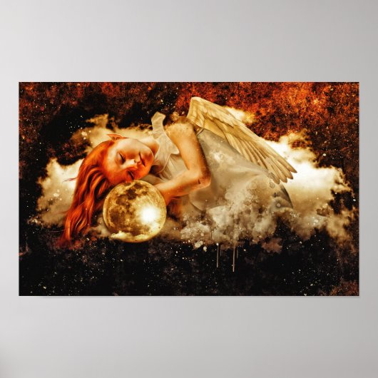 小妖精や小人エンジェルポスター ポスター (正面)