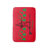 小妖精や小人オンアサーフボードThunder_Cove バスマット (正面縦)