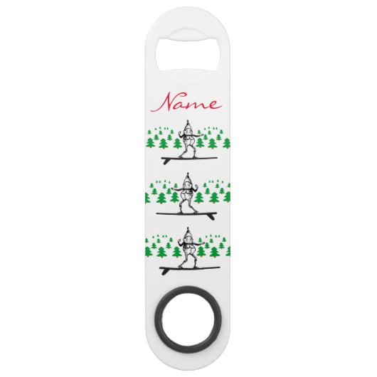 小妖精や小人オンザサーフボードThunder_Cove スピード栓抜き (正面)