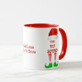 小妖精や小人カスタム分隊ファミリーマッチンググループクリスマス マグカップ (正面右)