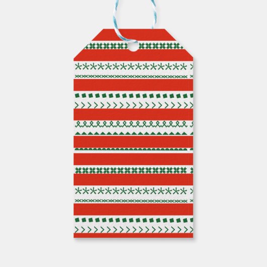 小妖精や小人カスタム犬を含む6人の家族おもしろい ギフトタグ (裏面)