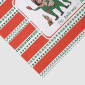 小妖精や小人カスタム犬を含む6人の家族おもしろい 薄葉紙 (詳細)