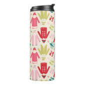 小妖精や小人カラフルコート及び靴パターン タンブラー (回転左)
