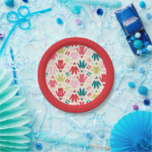 小妖精や小人カラフルコート及び靴パターン ペーパープレート (パーティー)