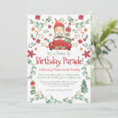 小妖精や小人ガールクリスマス誕生日パレード 招待状 (スタンド正面)