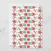 小妖精や小人ガールクリスマス誕生日パレード 招待状 (裏面)