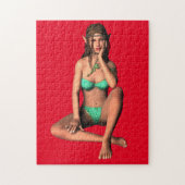 小妖精や小人ガールパズル ジグソーパズル (縦)