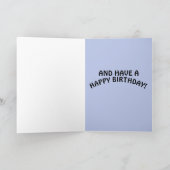 小妖精や小人ガールファンタジー誕生日カード カード (内部)