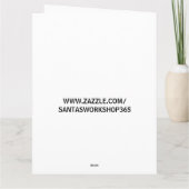 小妖精や小人ガール誕生日カード カード (裏面)