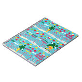 小妖精や小人キャンディーパターン ノートブック (左側)