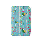 小妖精や小人キャンディーパターン バスマット (正面縦)