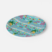 小妖精や小人キャンディーパターン ペーパープレート (アングル)