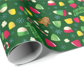 小妖精や小人キャンディーパターン ラッピングペーパー (ロールコーナー)