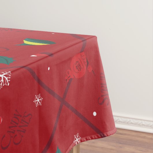 小妖精や小人キャンディ市松模様にパターン テーブルクロス (インサイチュ)