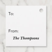 小妖精や小人キャンディ市松模様にパターン フェイバータグ (裏面)