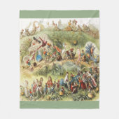 小妖精や小人キングフリースブランケット フリースブランケット (正面)