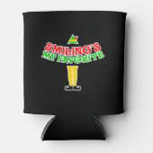 小妖精や小人クリスマスプレゼントアイディア 缶クーラー (正面)