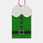 小妖精や小人クリスマスプレゼントラベル ギフトタグ (正面)