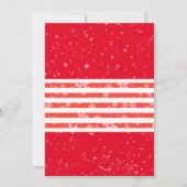 小妖精や小人クリスマスホリデージェンダーが民族を明らかにする 招待状 (裏面)