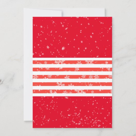 小妖精や小人クリスマスホリデージェンダーが民族を明らかにする 招待状 (裏面)