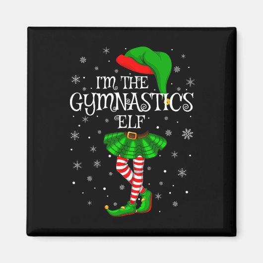 小妖精や小人クリスマスマッチングファミリー女性女子小妖精や小人 マグネット (正面)