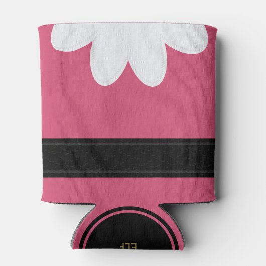 小妖精や小人クリスマス7月パーティーピンククーラーボックス 缶クーラー (裏面)