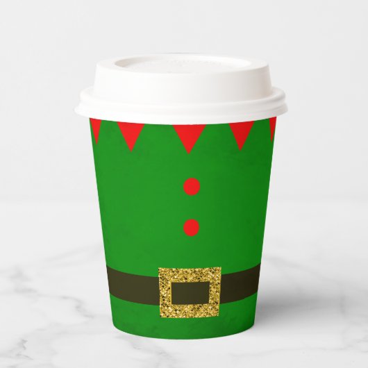 小妖精や小人クリスマス 紙コップ (左)