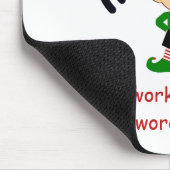 小妖精や小人クリスマスWi-Fiゲストコンピュータデスクルーム マウスパッド (コーナー)