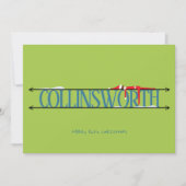 小妖精や小人シェナニガンスの名前サイン写真クリスマスカード シーズンカード (正面)