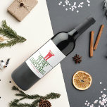 小妖精や小人シェナニガン「ムーンシャイン」ワイン/ビールラベル ワインラベル<br><div class="desc">小妖精や小人メリーのクリスマスとモーニング小妖精や小人。</div>