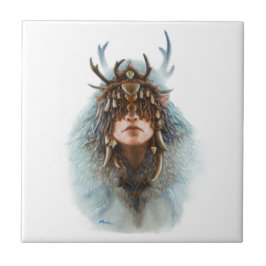 小妖精や小人シャーマン タイル