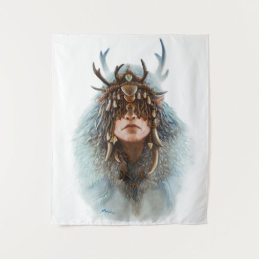 小妖精や小人シャーマン タペストリー (正面)