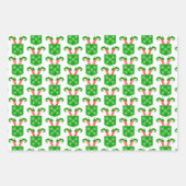 小妖精や小人シューズインポケットトリオ ラッピングペーパーシート (正面)