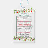 小妖精や小人ショップスペシャルデリバリホリーニースいけなまたは ギフトタグ (正面)