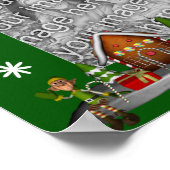 小妖精や小人シーン休日フレーム自分の写真を作成 ポスター (角)