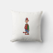 小妖精や小人スタンドアットアテンションスクエア装飾用クッション クッション (正面)