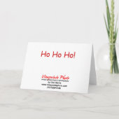 小妖精や小人ストレージクリスマスカード シーズンカード (裏面)