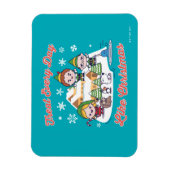 小妖精や小人チビ(小さくかわいく書いた感じ)図 マグネット (縦)