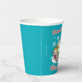 小妖精や小人チビ（小さくかわいく書いた感じ）図 紙コップ (右)