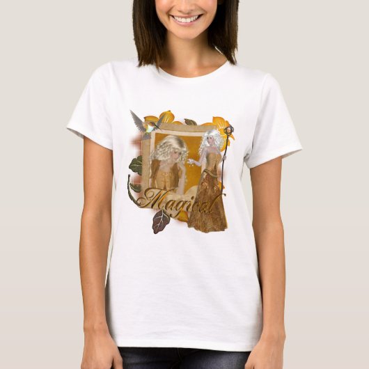 小妖精や小人デザイン:: MarloDeeによるマジカル Tシャツ (正面)