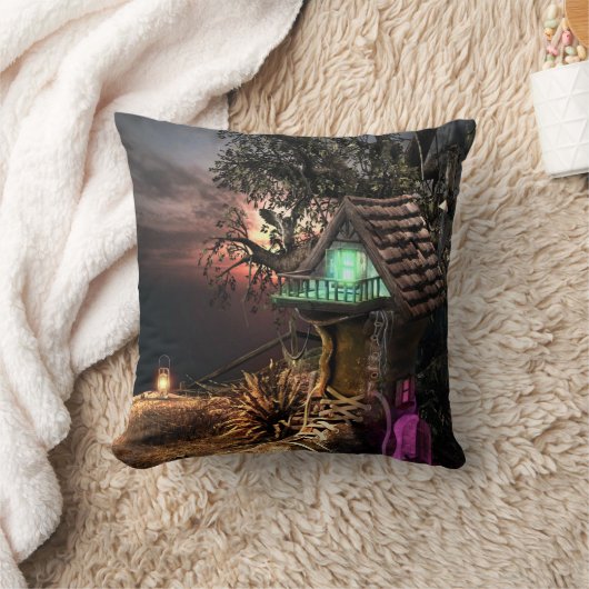小妖精や小人ハウス クッション (ブランケット)