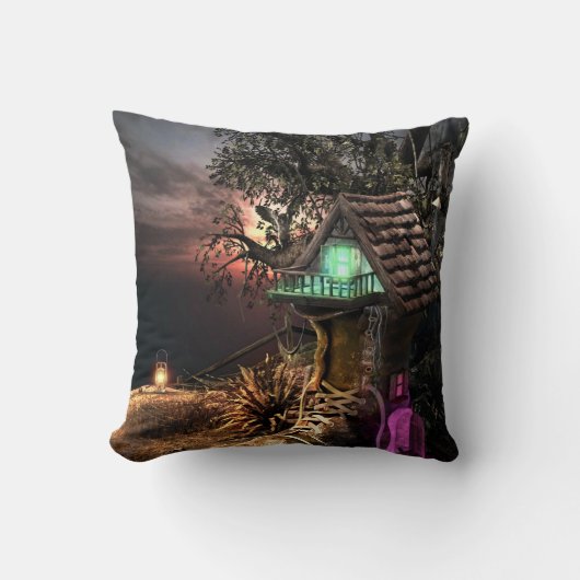 小妖精や小人ハウス クッション (正面)