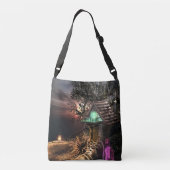 小妖精や小人ハウス クロスボディバッグ (裏面)