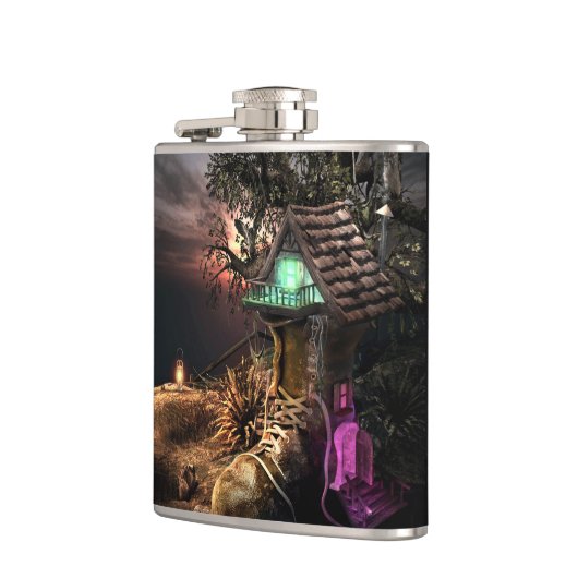 小妖精や小人ハウス フラスク (左)